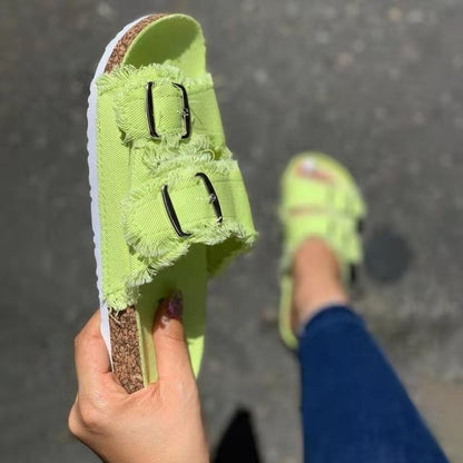 Comfortable Sandals Fashion Denim Material - myfunfarm