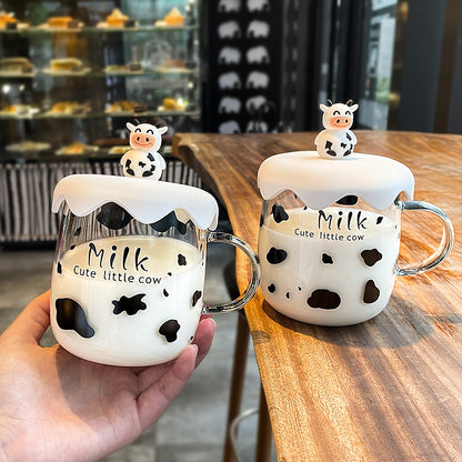 Cute Cow Milk Mug pattern 500ml - myfunfarm