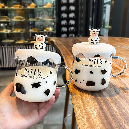 Cute Cow Milk Mug pattern 500ml - myfunfarm