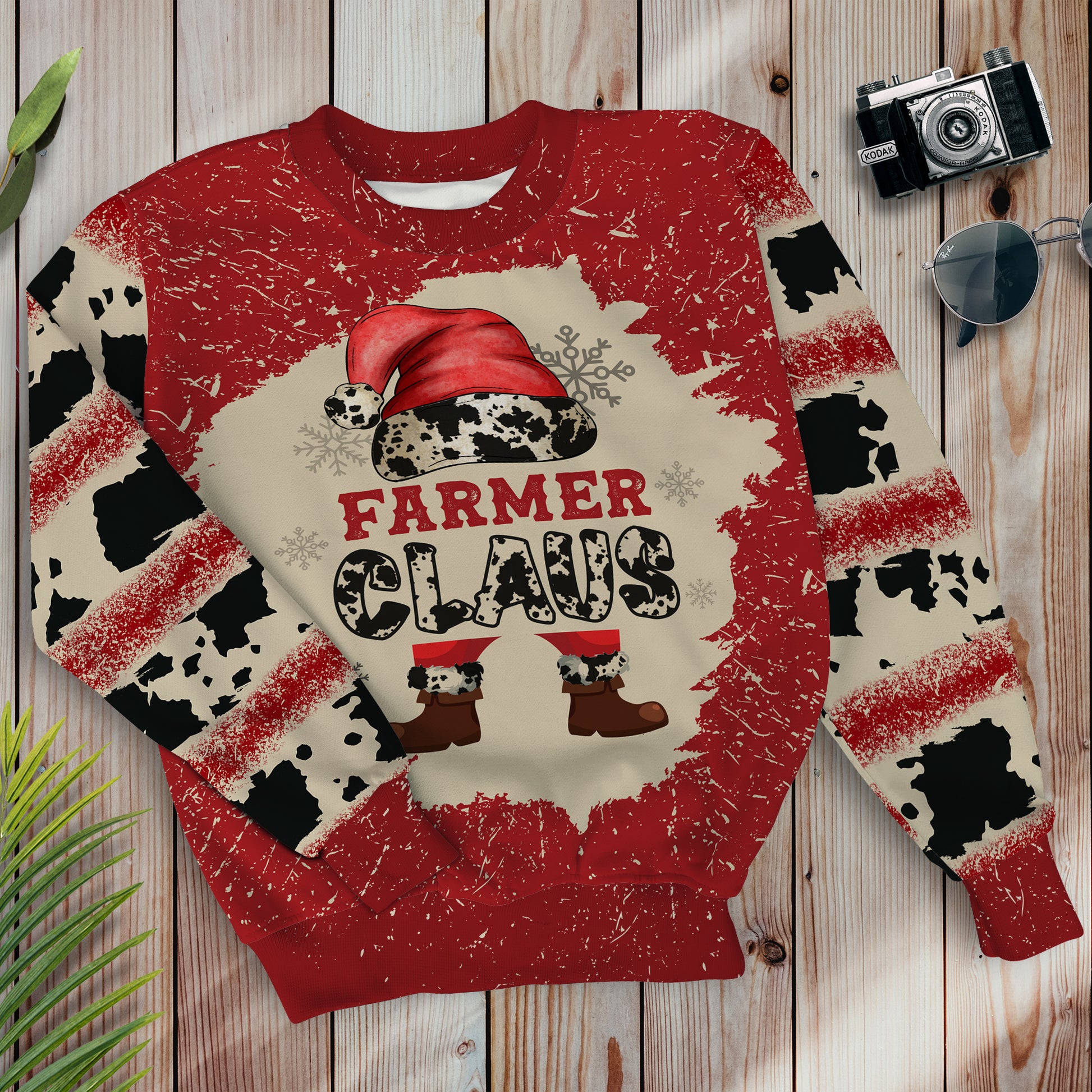 Farmer Claus - Merry Christmas -  Unisex Sweatshirt and Pants - myfunfarm
