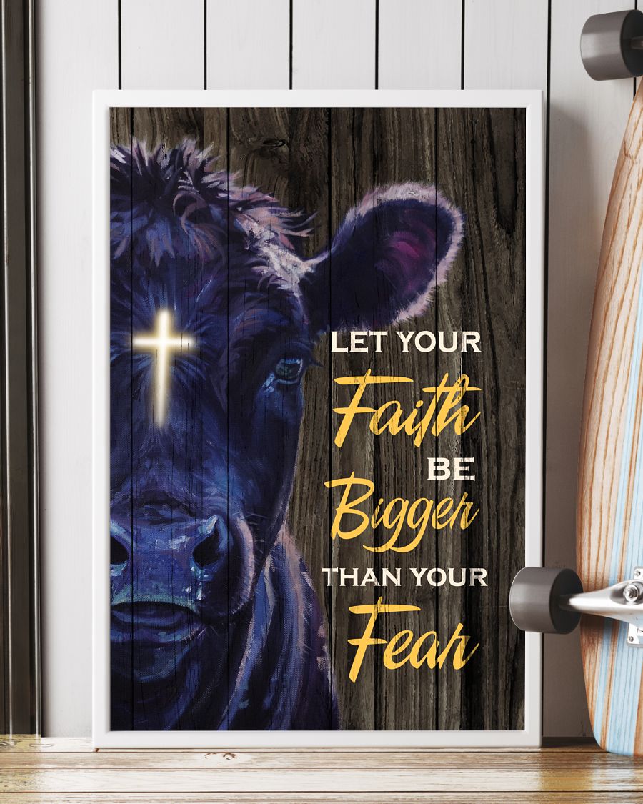 Let your faith be bigger than your fear-Gallery Wrapped Canvas Prints