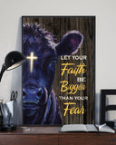 Let your faith be bigger than your fear-Gallery Wrapped Canvas Prints