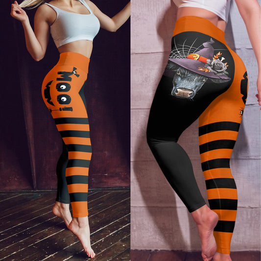 Moo Cow Halloween - Leggings