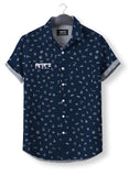Cattle Brands pattern - Short Sleeve Shirts