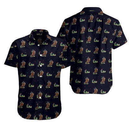 Cowboy pattern - Short Sleeve Shirts - myfunfarm