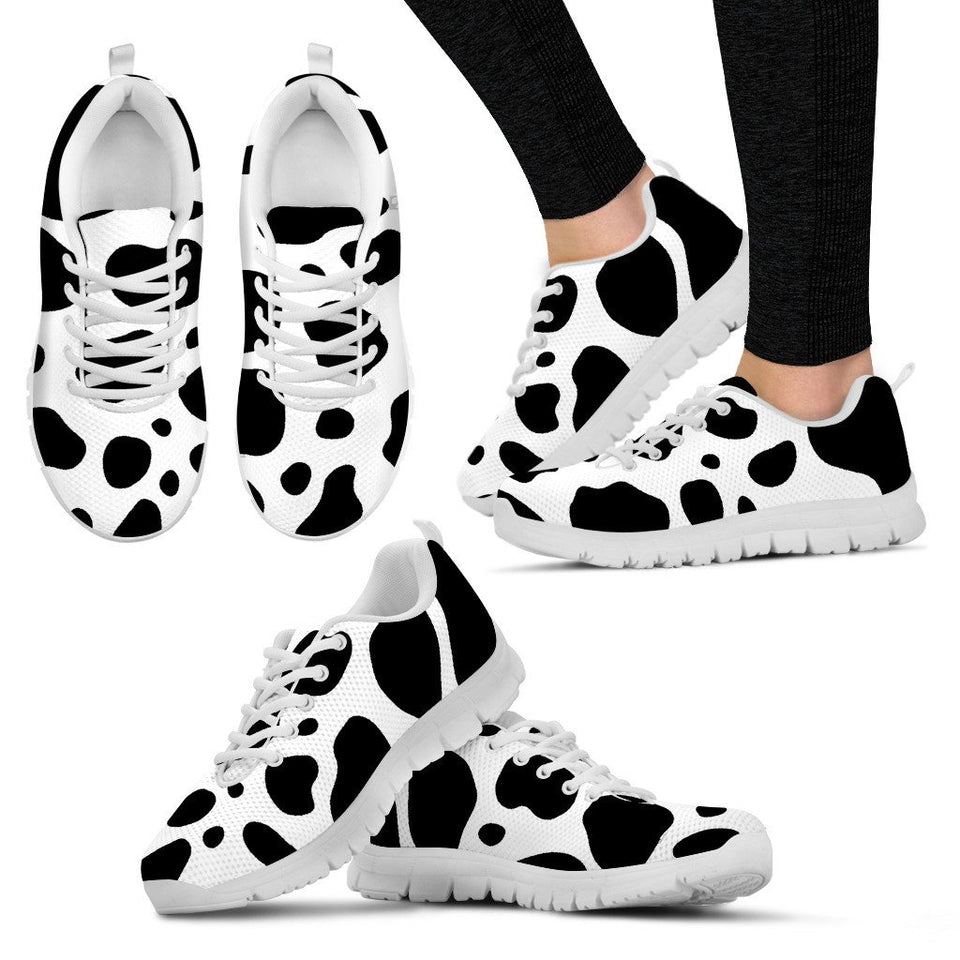Cow pattern  - Sneakers WOMEN'S and MEN'S - myfunfarm - clothing acceessories shoes for cow lovers, pig, horse, cat, sheep, dog, chicken, goat farmer