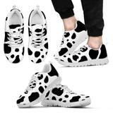 Cow pattern  - Sneakers WOMEN'S and MEN'S - myfunfarm - clothing acceessories shoes for cow lovers, pig, horse, cat, sheep, dog, chicken, goat farmer