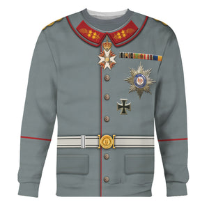 Wilhelm II Former German Emperor Tracksuit - Cosplay Historical Costumes - Apparel