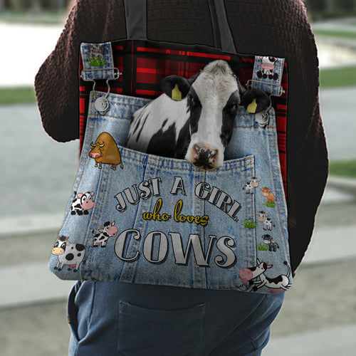 Funny Cow 3D- Reusable Shopping Bag Model 1660 (Two sides)